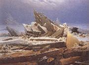 Caspar David Friedrich Te Sea of Ice oil painting